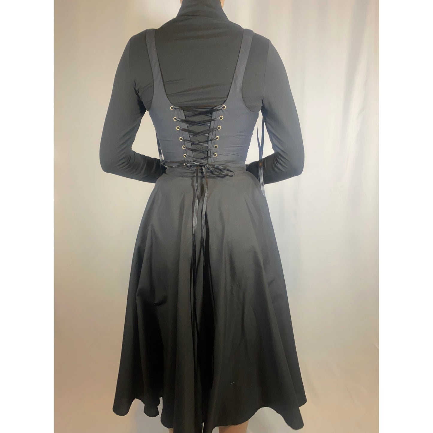 Black Underbust Corset Belt