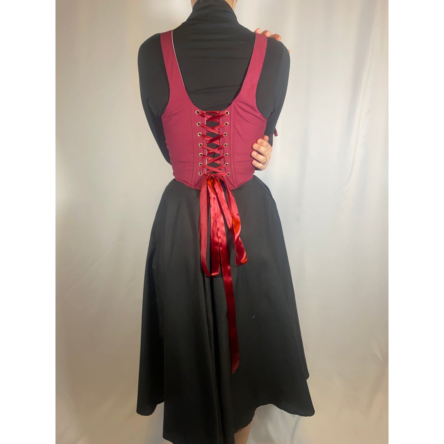 Maroon Corset