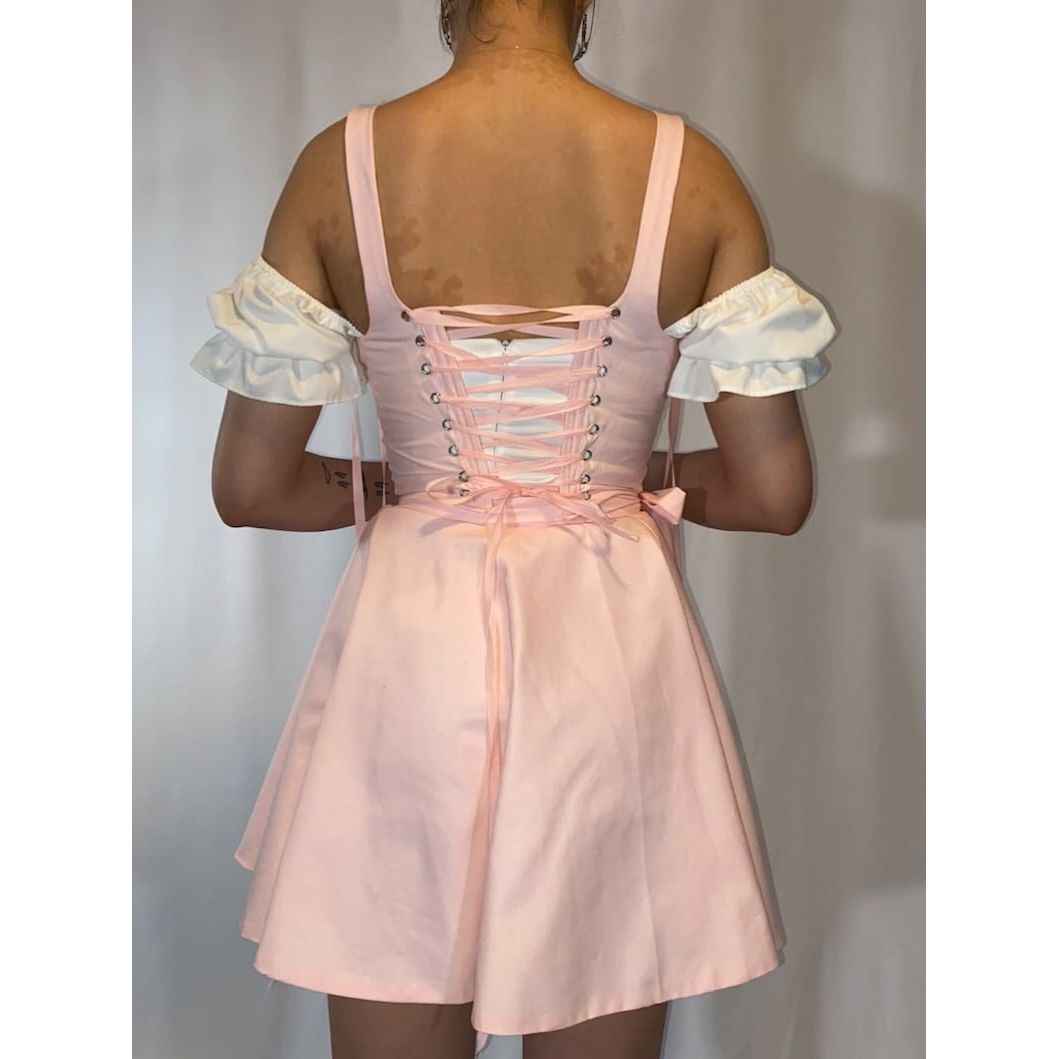 Light Baby Pink Corset Belt Set