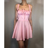 Pink GingHam MilkMaid Dress