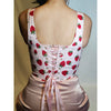 Pink Strawberries Corset