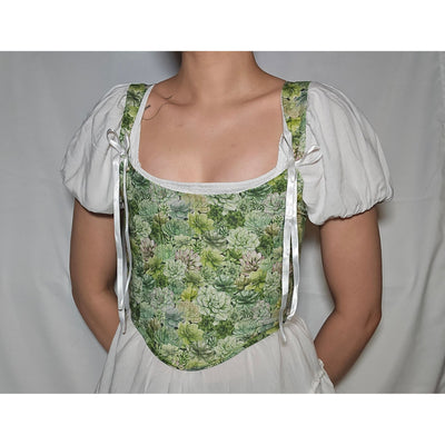 Green Succulent Garden Corset