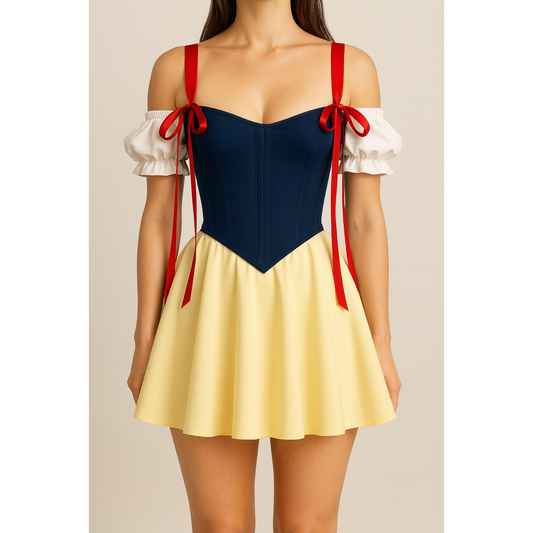 Fairytale Princess Corset Set | Snow White-Inspired Halloween Costume