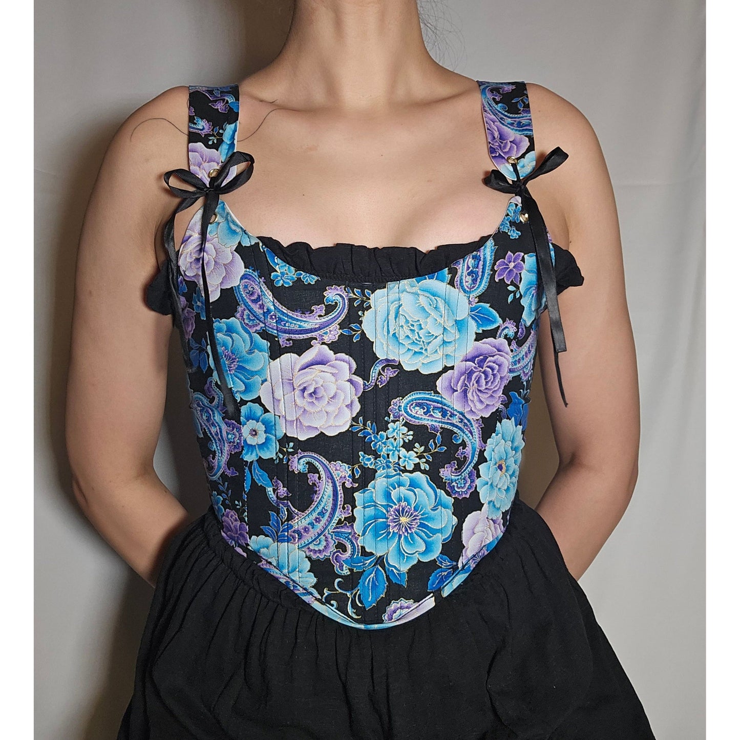 Moonlit Petals Corset